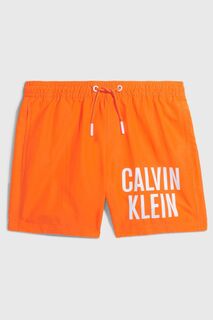 Оранжевые шорты для плавания для мальчиков с завязками Calvin Klein, оранжевый
