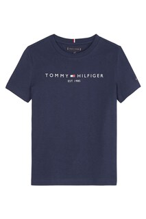 Синяя футболка Essential Tommy Hilfiger, синий