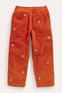 Массивные брюки без шнурков с вышивкой Boden, оранжевый