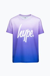 Фиолетовая футболка Digital Fade для девочек Hype, фиолетовый