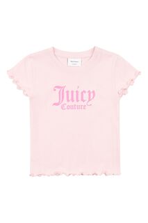 Розовая футболка для девочек Juicy Couture, розовый