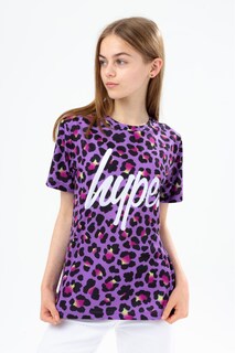 Фиолетовая пятнистая футболка Funk Hype, фиолетовый