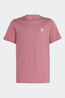 Розовая футболка adidas Originals с небольшим логотипом adidas originals, розовый