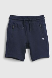 Спортивные шорты без застежки с карманами на молнии Gap, синий