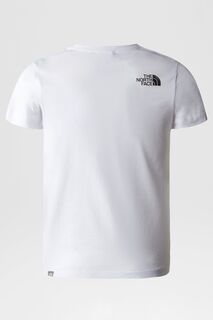 Простая футболка с куполом для подростков The North Face, белый