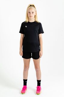 Черная спортивная блузка для девочек от Jill Miss Kick, черный