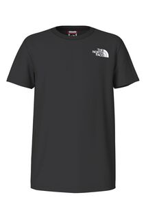 Простая футболка с куполом для подростков The North Face, черный