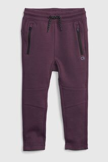 Спортивные брюки без застежки из трикотажа Gap, фиолетовый
