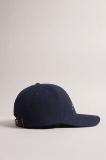 Синяя трикотажная шляпа с логотипом Freddi Ted Baker, синий