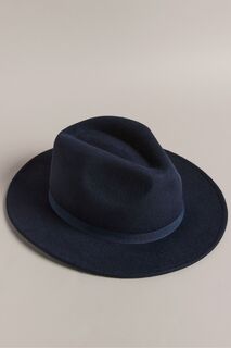 Синяя фетровая шляпа-трилби Corbby Ted Baker, синий