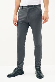 Узкие эластичные брюки-чиносы Next, серый