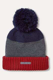 Синий - Водонепроницаемая шапка с помпоном Fitcham для холодной погоды SEALSKINZ, синий