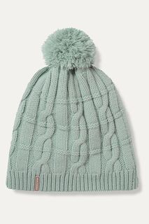 Кремовая непромокаемая шапка-бини для холодных дней Hembsy косой вязки SEALSKINZ, синий