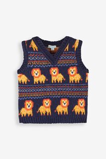 Майка JoJo Maman Bébé Fair Isle Jojo Maman Bébé, синий