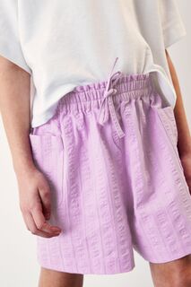 Фактурные брюки Next, фиолетовый