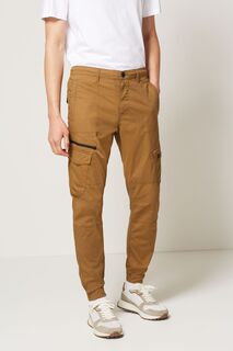 Эластичные универсальные брюки Next, коричневый