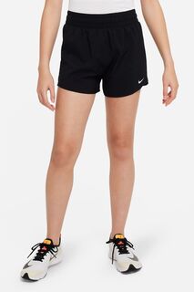 Тренировочные шорты Dri-FIT One с завышенной талией Nike, черный