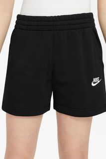 Клубные флисовые шорты Nike, черный