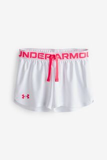 Шорты для девочек Youth Play Up Under Armour, белый