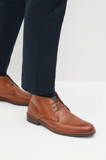 Кожаные ботинки чукка Next, коричневый