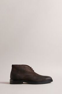 Полированные ботинки Andrew Chukka натурального цвета Ted Baker, коричневый
