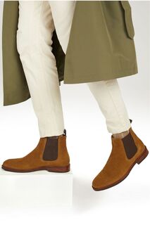 Кожаные мужские туфли челси Deakin Jones Bootmaker, коричневый