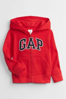 Толстовка на молнии с логотипом Gap, красный