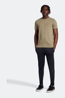 Синие спортивные штаны с контрастной окантовкой Lyle &amp; Scott, синий