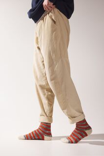 Banham мужские бамбуковые носки средней длины в полоску SEALSKINZ, оранжевый