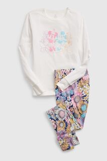 Пижама с длинными рукавами Disney Микки Маус Gap, белый