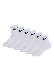 Комплект из 6 пар носков для маленьких детей Nike, белый