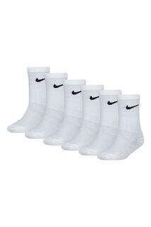 Набор из 6 пар детских носков Nike, белый