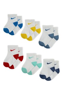 Детские носки 6 пар Nike, белый