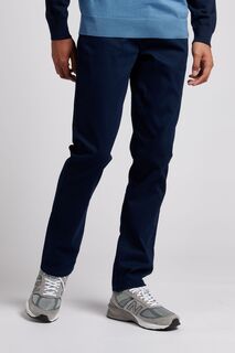 Серые брюки с начесом U.S. Polo Assn, синий