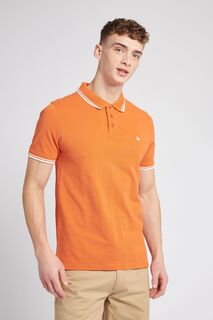 Рубашка-поло из пике Edgewear Jack Wills, оранжевый