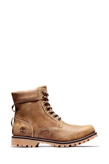 Коричневые кожаные ботинки Rugged Water II 6 дюймов Timberland, коричневый