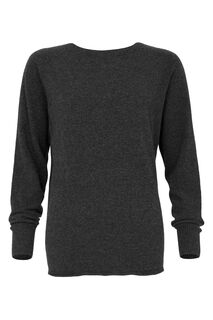 Серый свободный свитер Джилонг с широким круглым вырезом Celtic &amp; Co. , серый