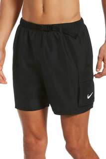 Плавки-шорты Valley 5 дюймов с боковыми карманами Nike, черный
