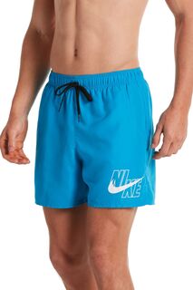 Шорты для плавания Volley Logo Lap 5 дюймов Nike, синий