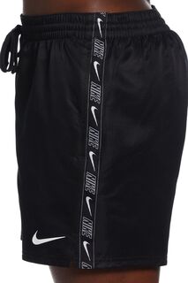 Плавки-шорты с логотипом 5 дюймов Nike, черный