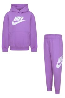 Флисовый спортивный костюм Club для малышей Nike, фиолетовый