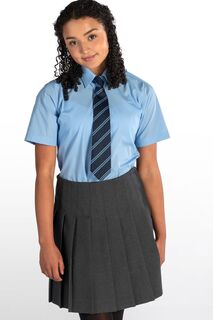Плиссированная школьная юбка для девочек (старший возраст) Trutex, серый