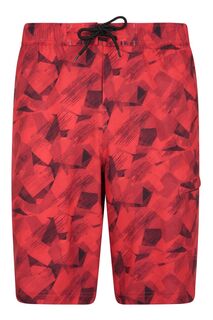 Мужские шорты для плавания с принтом Mountain Warehouse, красный