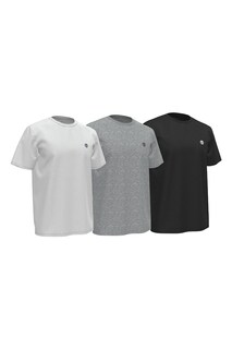 Комплект из 3 трикотажных футболок с круглым вырезом Timberland, мультиколор