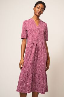 Фиолетовое трикотажное платье Naya White Stuff, фиолетовый