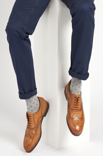 Светло-коричневые элегантные кожаные туфли на шнуровке от Мужские Jones Bootmaker, коричневый