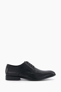 Черные гладкие туфли Southwark Gibson Dune London, черный