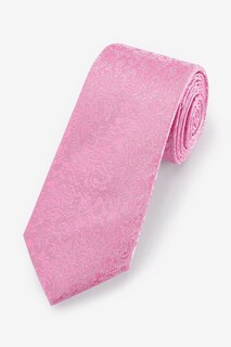 Розовый галстук с цветочным мотивом MOSS, розовый