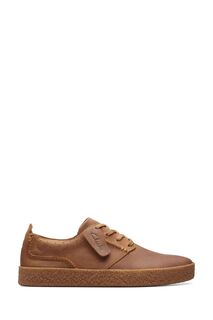 Темно-коричневые туфли на шнуровке Lea Streethill Clarks, коричневый