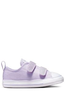 Светло-фиолетовые детские спортивные туфли Easy On с блеском 2V Converse, сиреневый